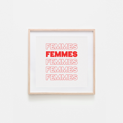 Femmes Art Print
