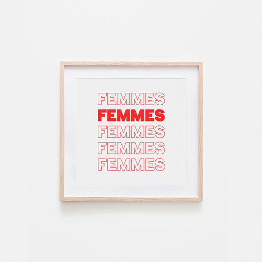 Femmes Art Print