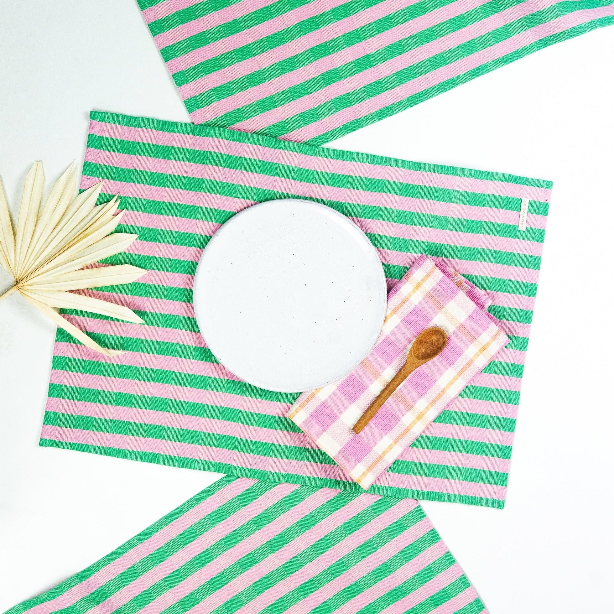 Flora Stripe Placemat - Arte House