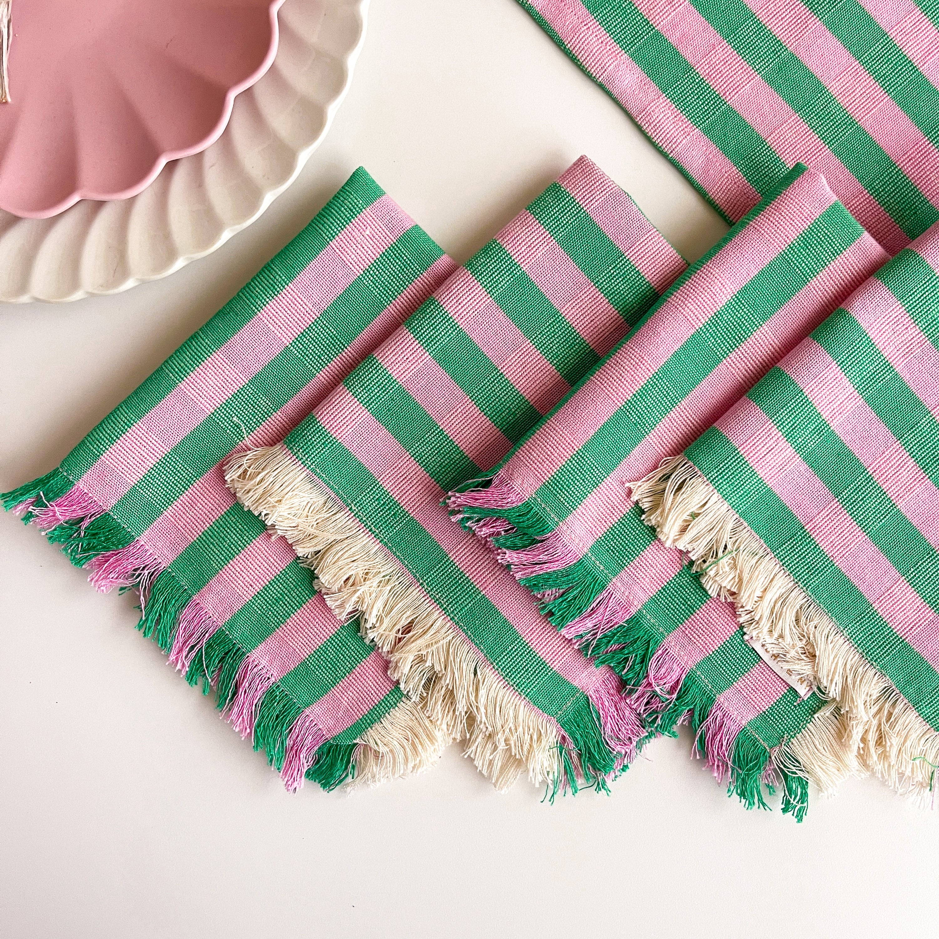 Flora Stripe Party Napkin - Arte House