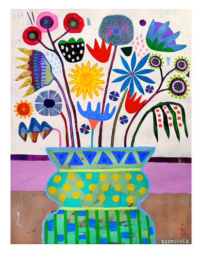 FLOWER VASE STUDY 1 PRINT