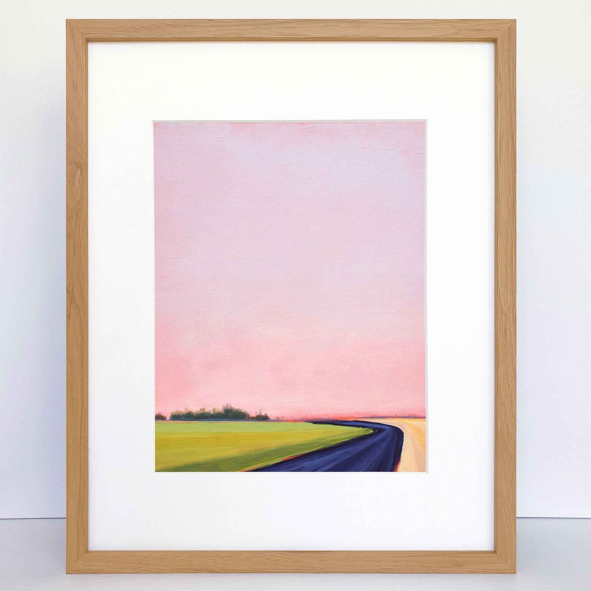 Summer Drive a Vertical Art Print