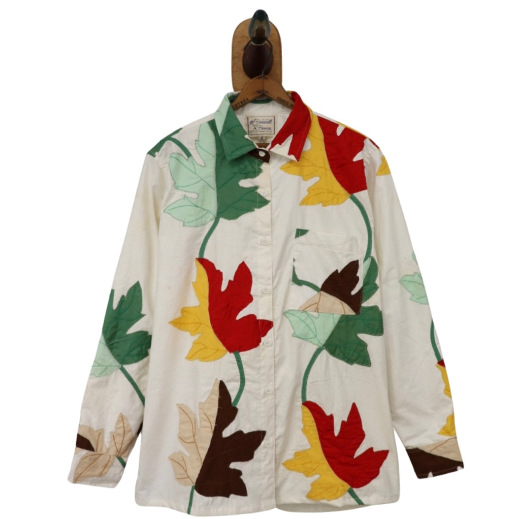 Jessie Quilt Long Sleeve Button Down Sz S JLS8 - Arte House