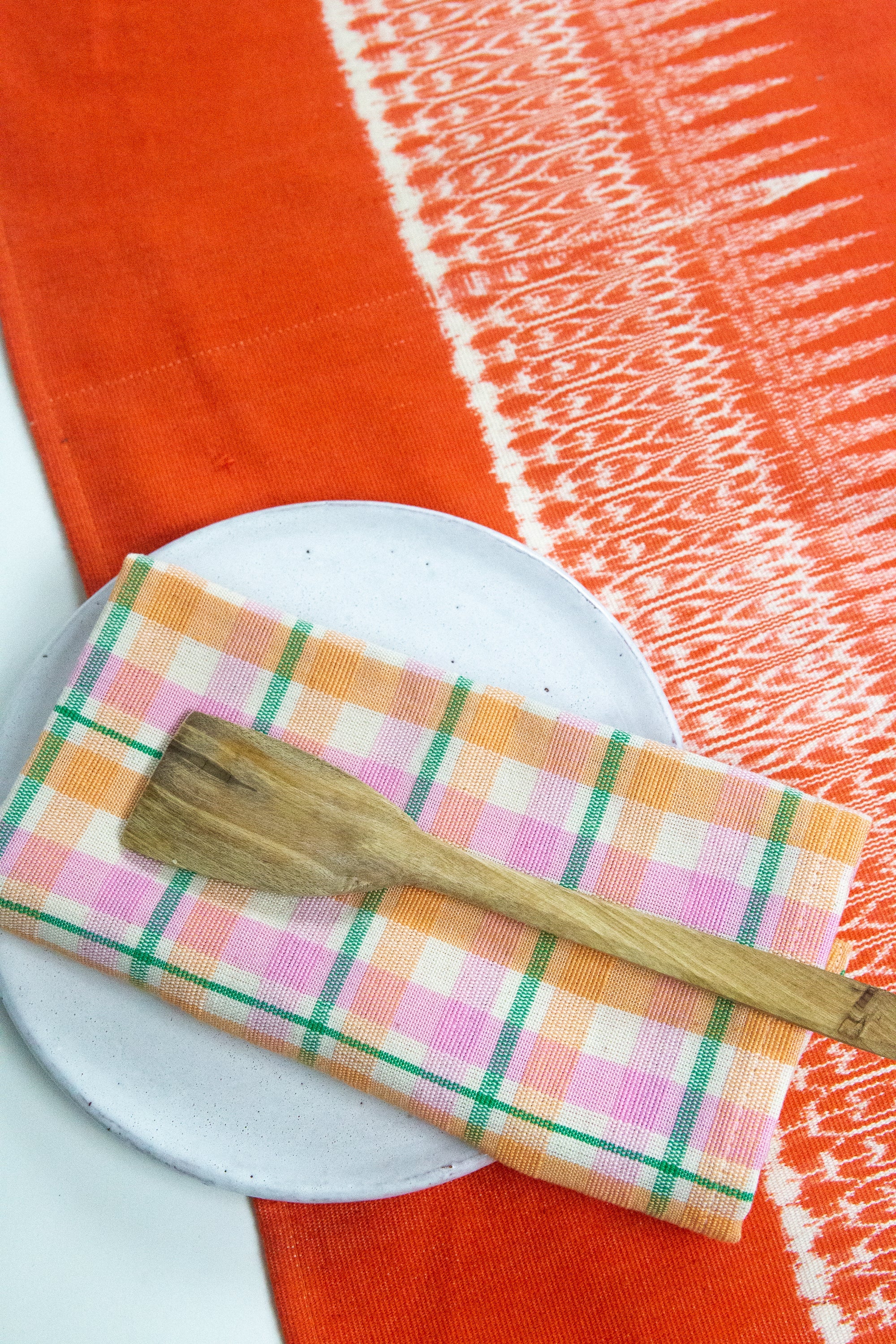 Gabriela Jaspé Table Runner - Orange - Arte House