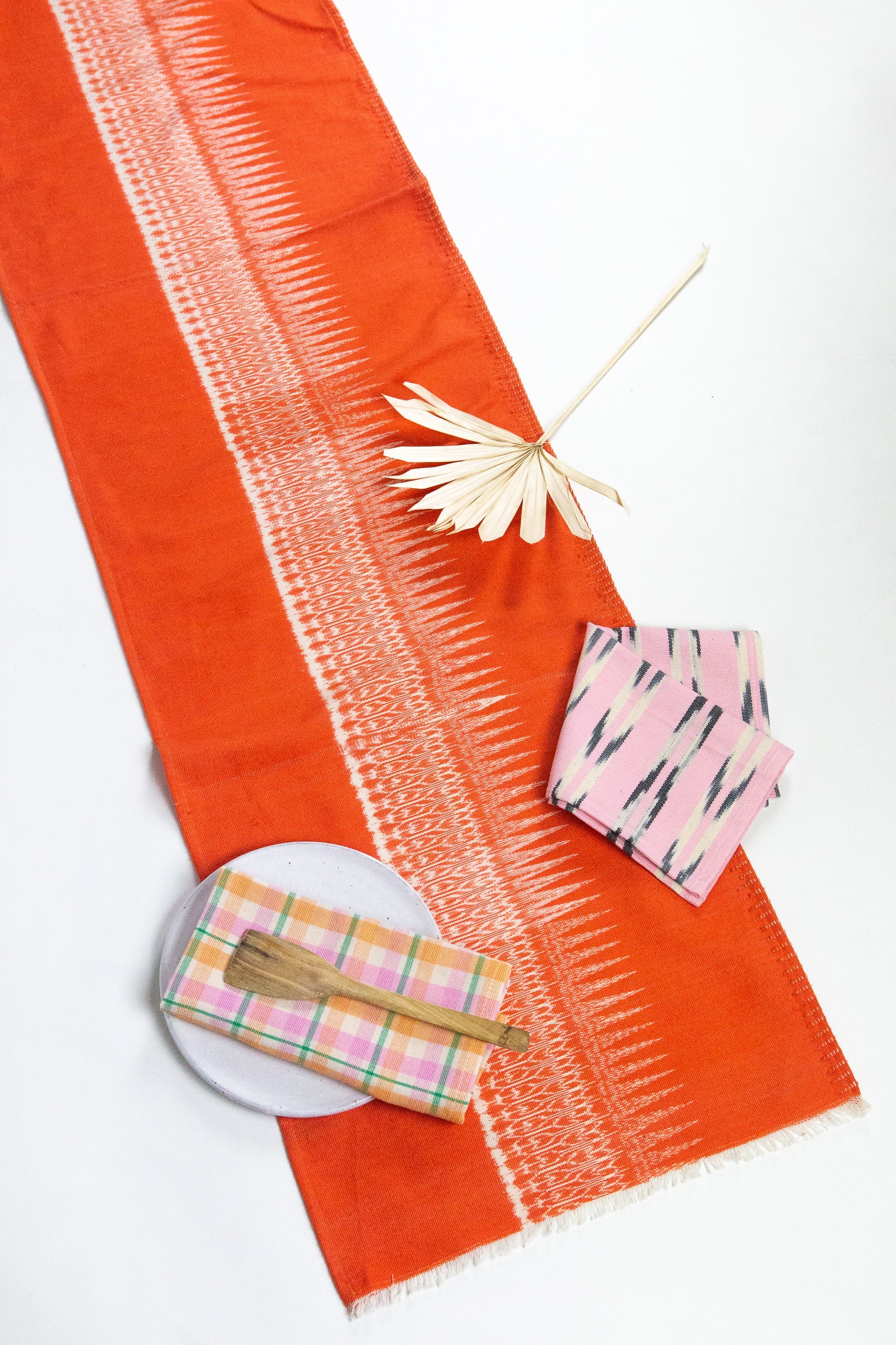 Gabriela Jaspé Table Runner - Orange - Arte House