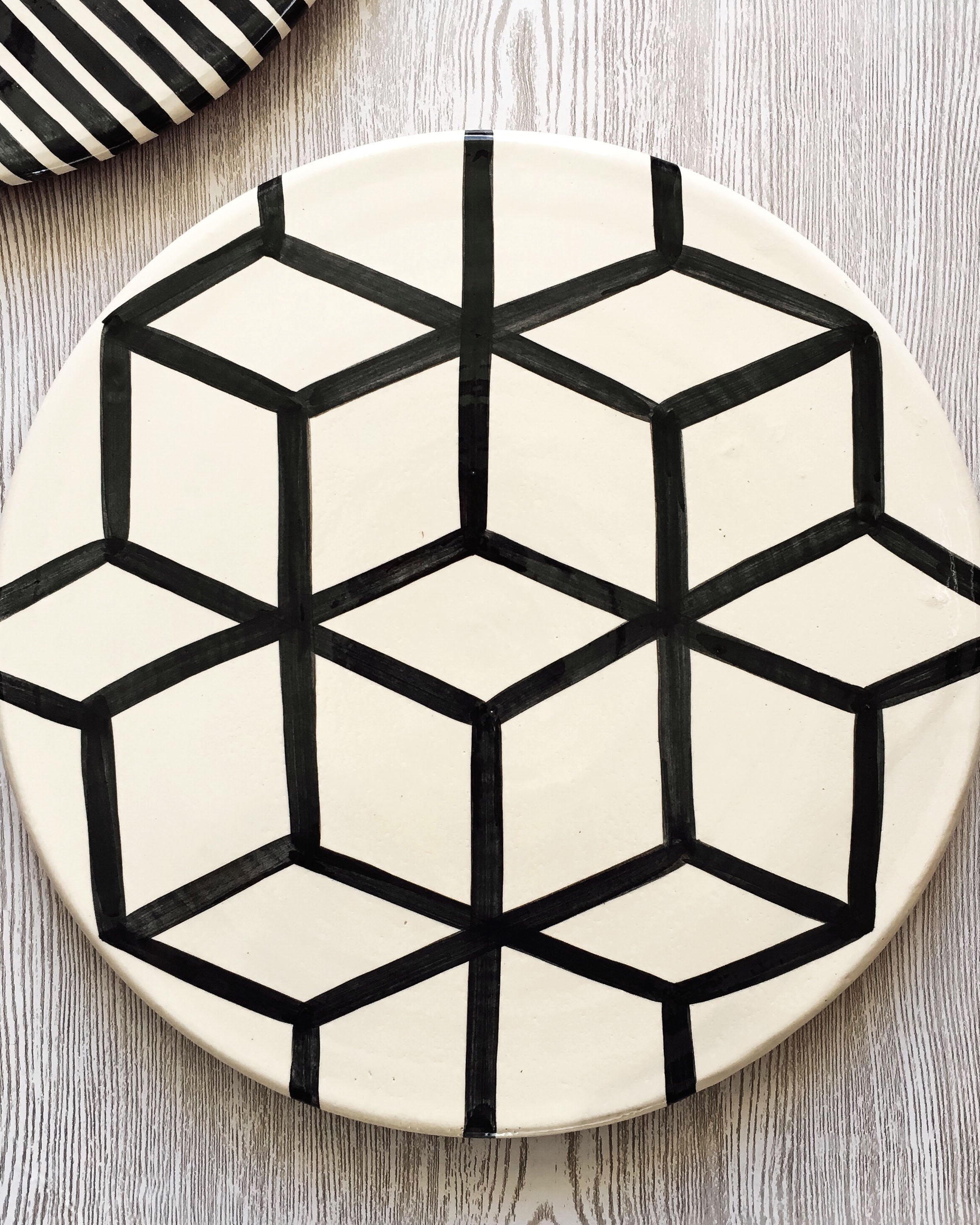 Casa Cubista Graphic Tableware - Cubes Platter - Arte House