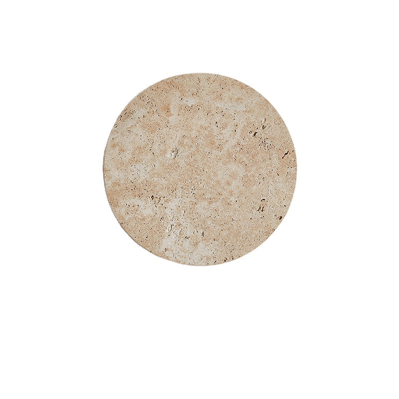 Nogy Natural Stone Round Wall Light Indoor Decorative Lighting, Ideal for Dining Room - Arte House