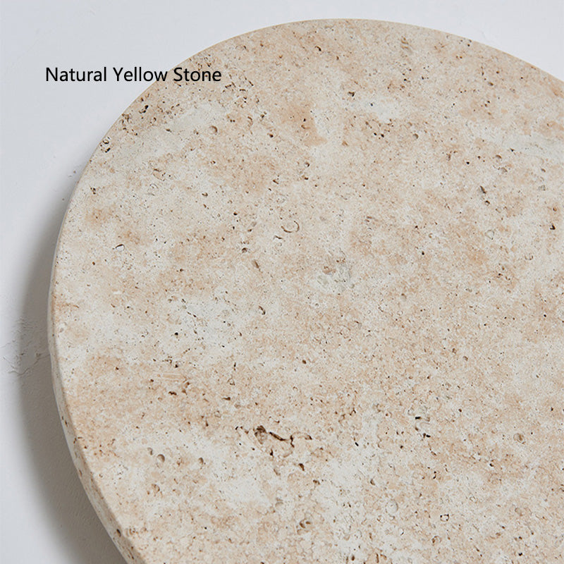 Nogy Natural Stone Round Wall Light Indoor Decorative Lighting, Ideal for Dining Room - Arte House