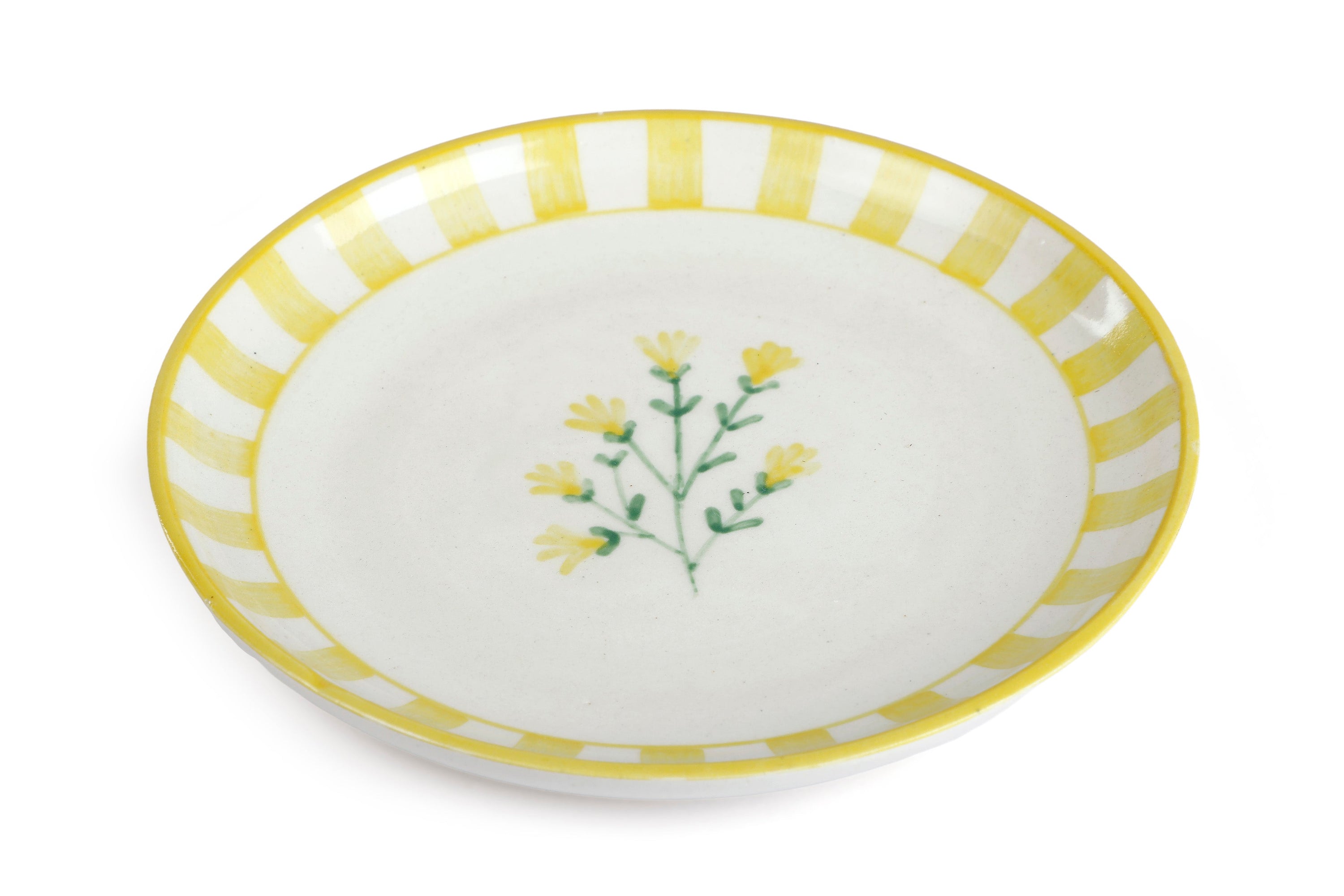 Ceramic Dessert Plates - Sunshine Spring , 7 Inches - Arte House