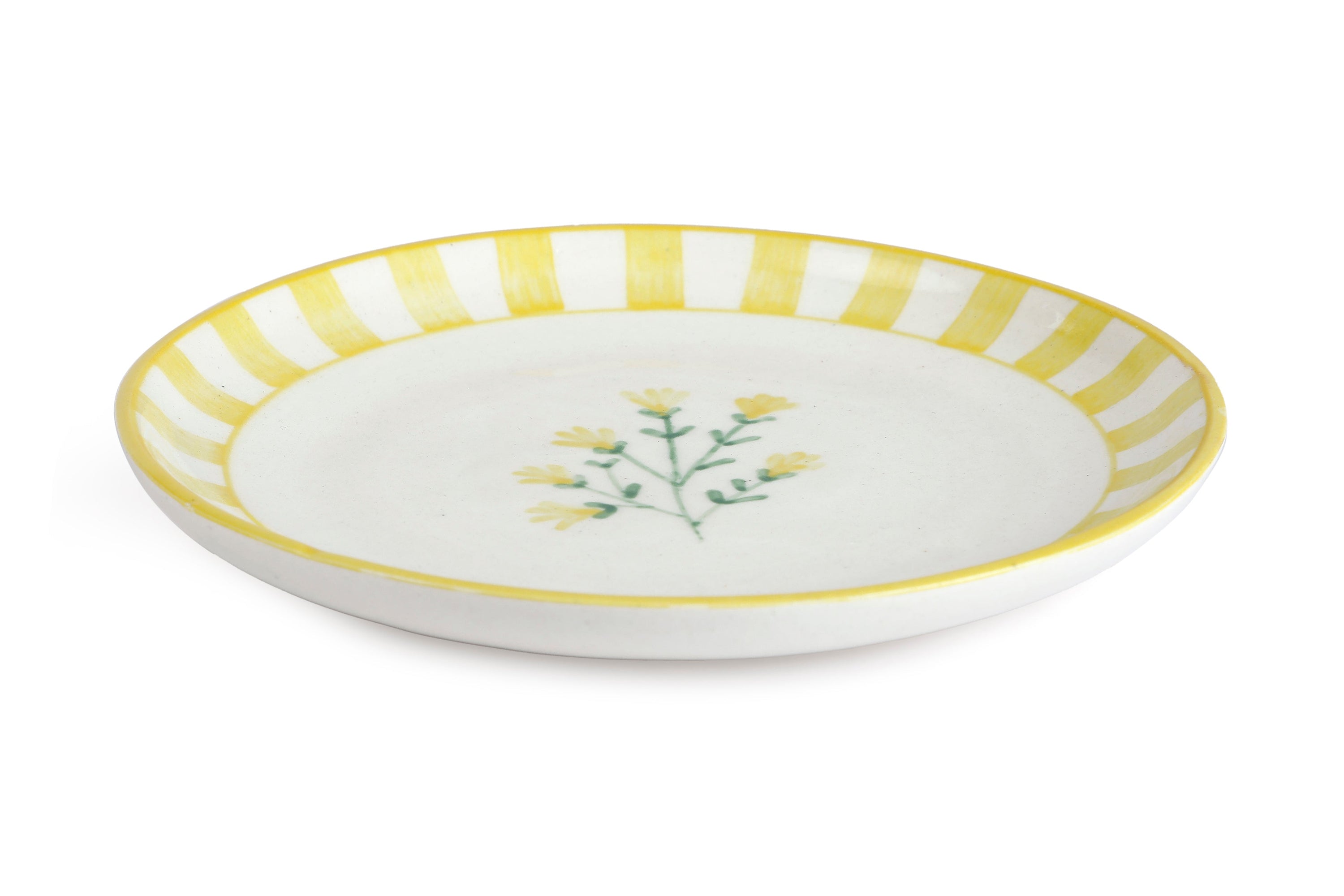 Ceramic Dessert Plates - Sunshine Spring , 7 Inches - Arte House