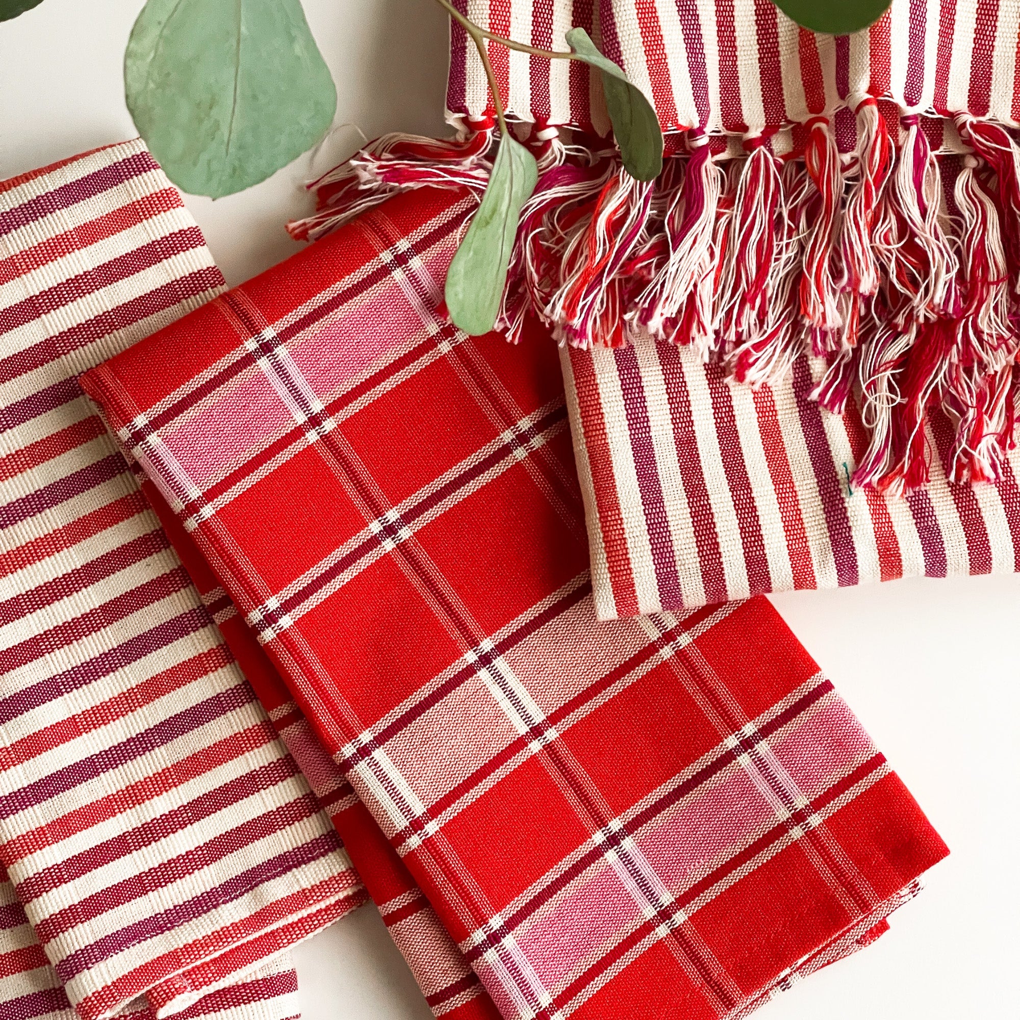Camila Plaid Dinner Napkin - Arte House