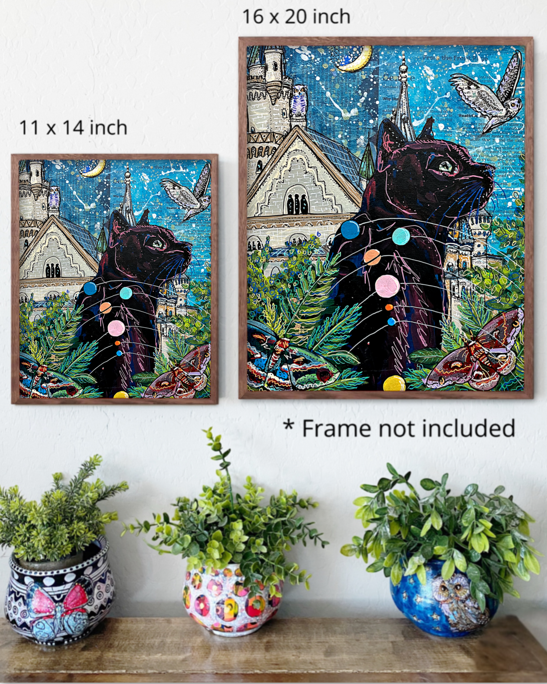 Jupiter Castle Cat Print - Arte House