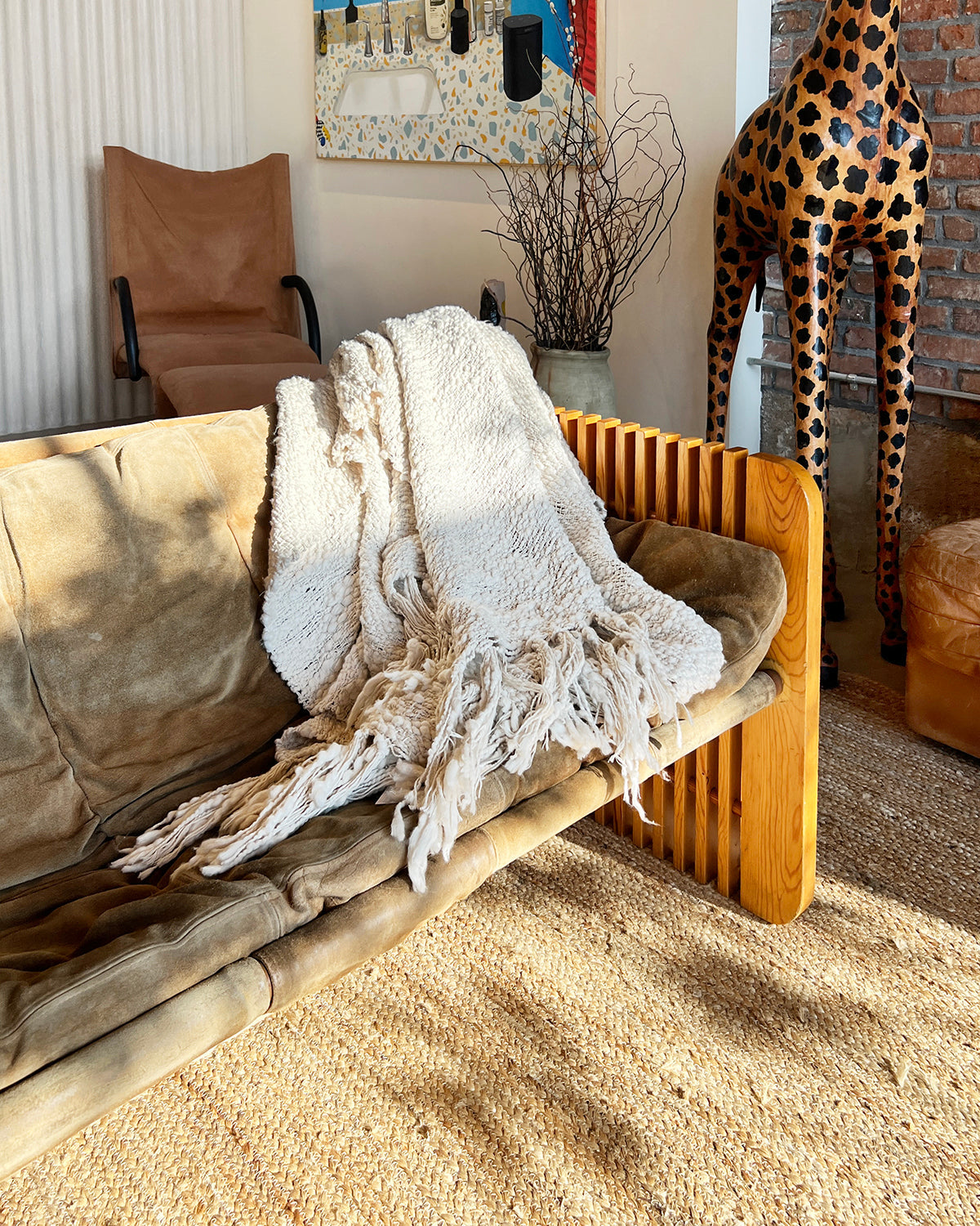 Open Weft Soft Cotton Throw - Arte House