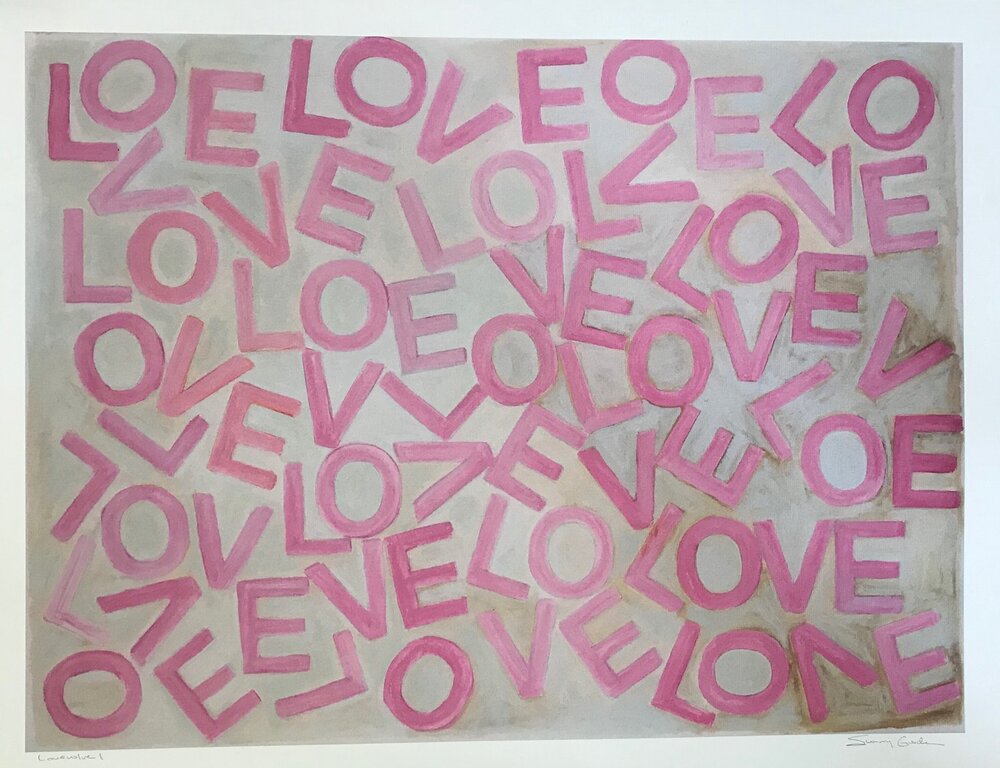 LOVEVOLVE® Print: Pink & Gray - Arte House