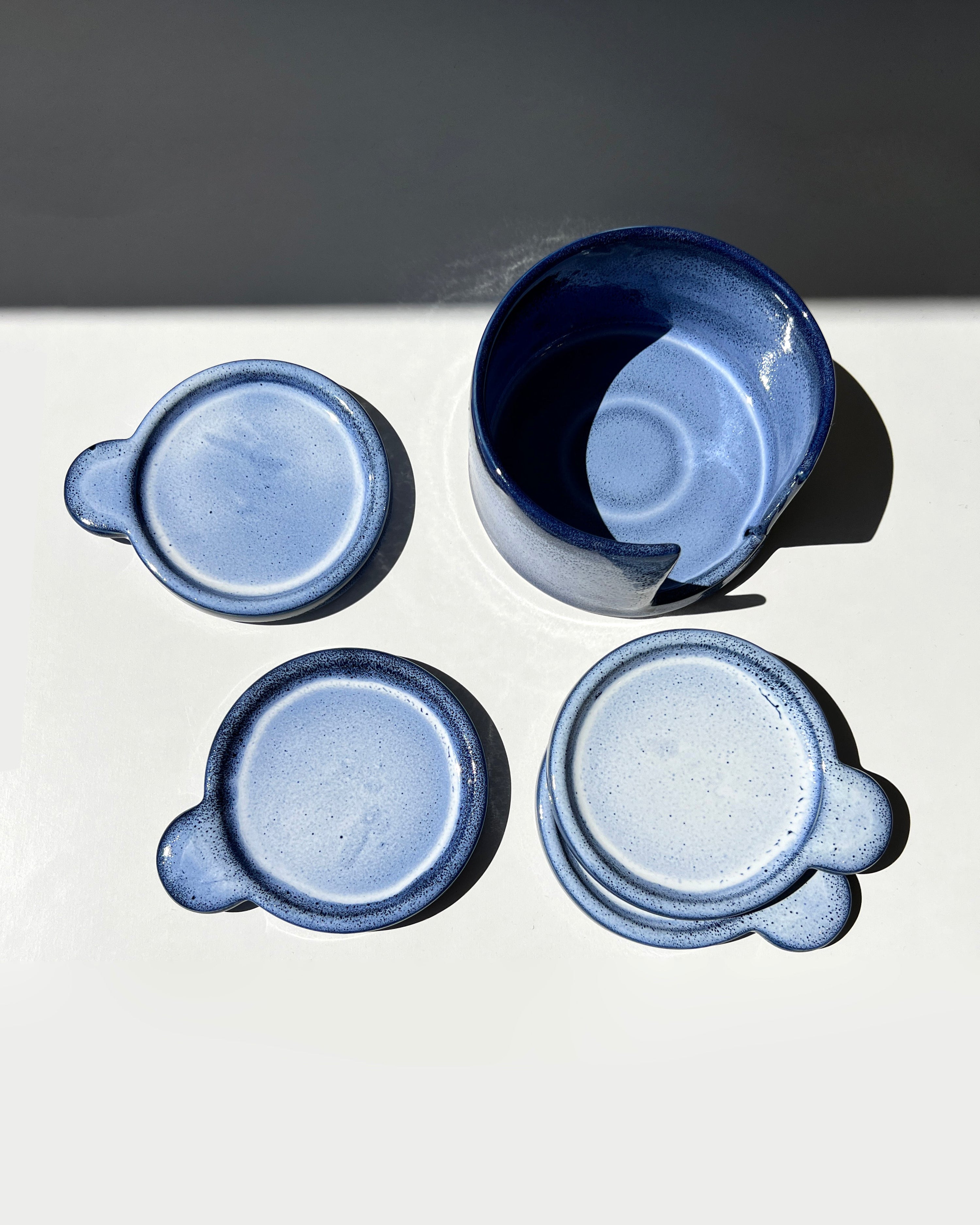 Indigo Handmade Tapas Plate Set - Arte House
