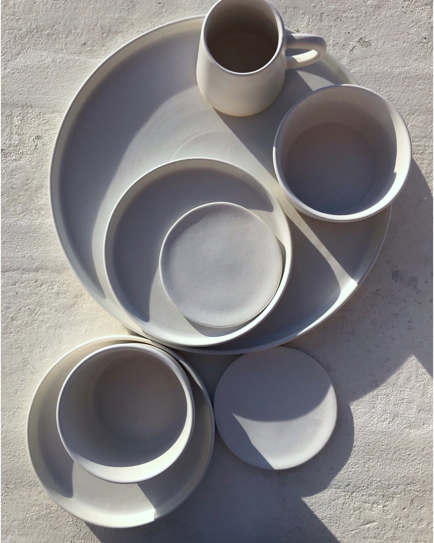 SALE Casa Cubista White Matte Tableware - Plates and Bowls - Arte House