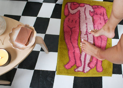 The Three Muses Bathmat