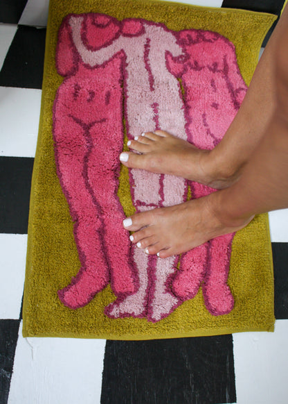 The Three Muses Bathmat