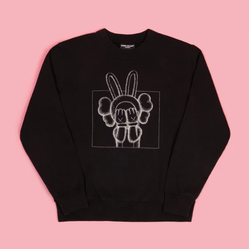 KAWS "HOLIDAY INDONESIA" Sweater - Black - Arte House