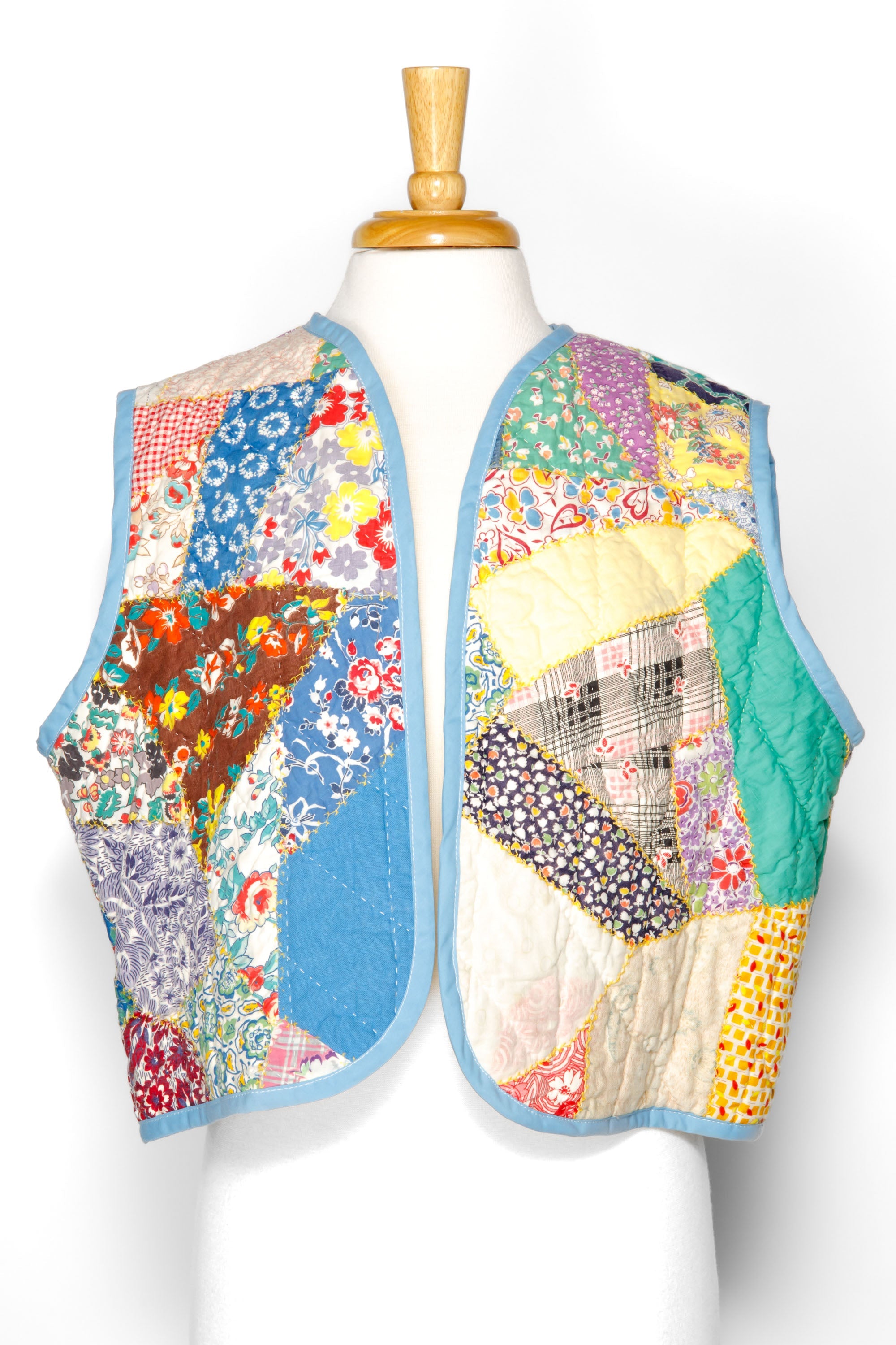 Crazy Feedsack Bloom Vest (Large) - Arte House