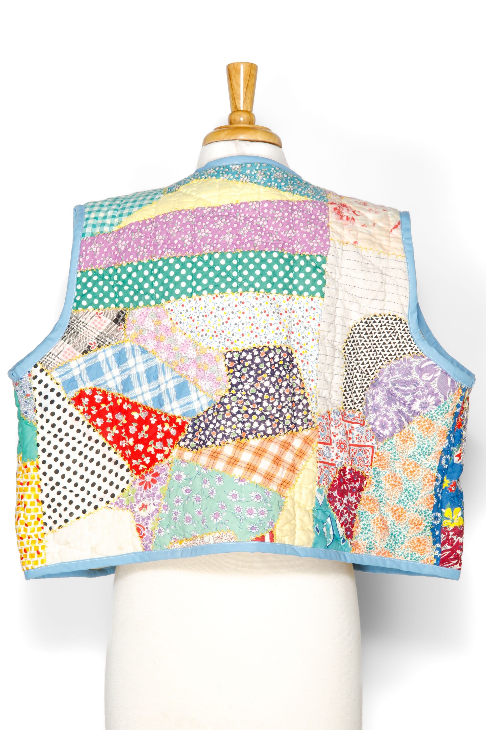 Crazy Feedsack Bloom Vest (Large) - Arte House