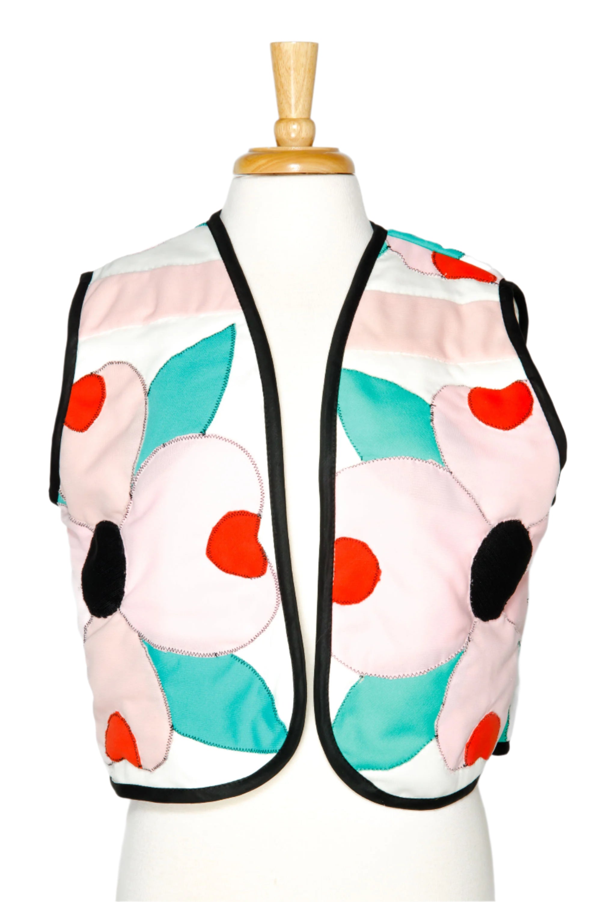 Poly Floral Bloom Vest (Medium)