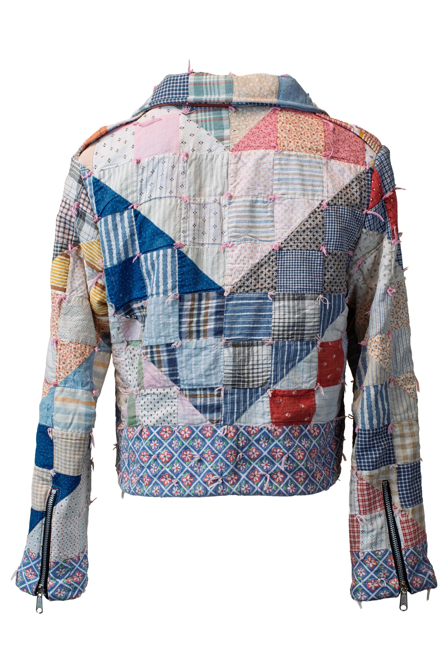 ATW Feedsack Cropped Biker Jacket (M)
