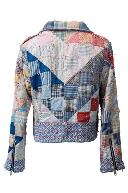ATW Feedsack Cropped Biker Jacket (M)