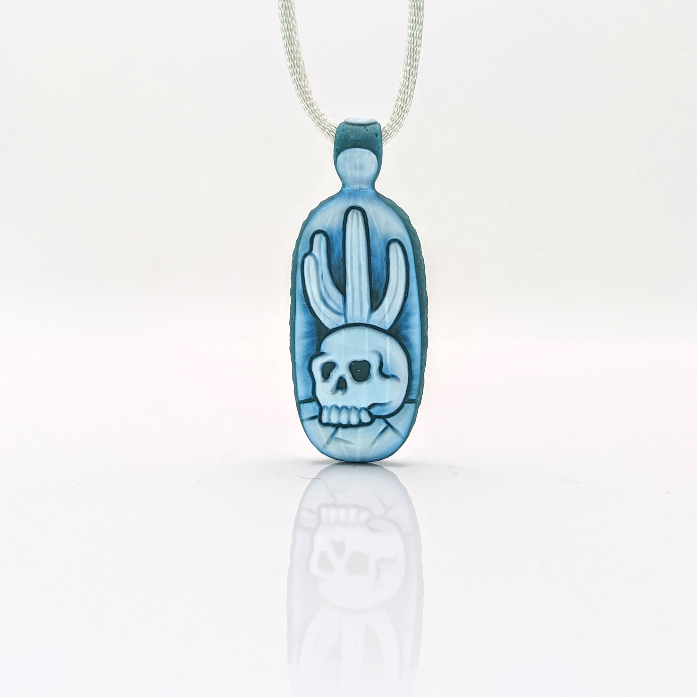 Kellie Thurston "Skull & Cactus" Pendant