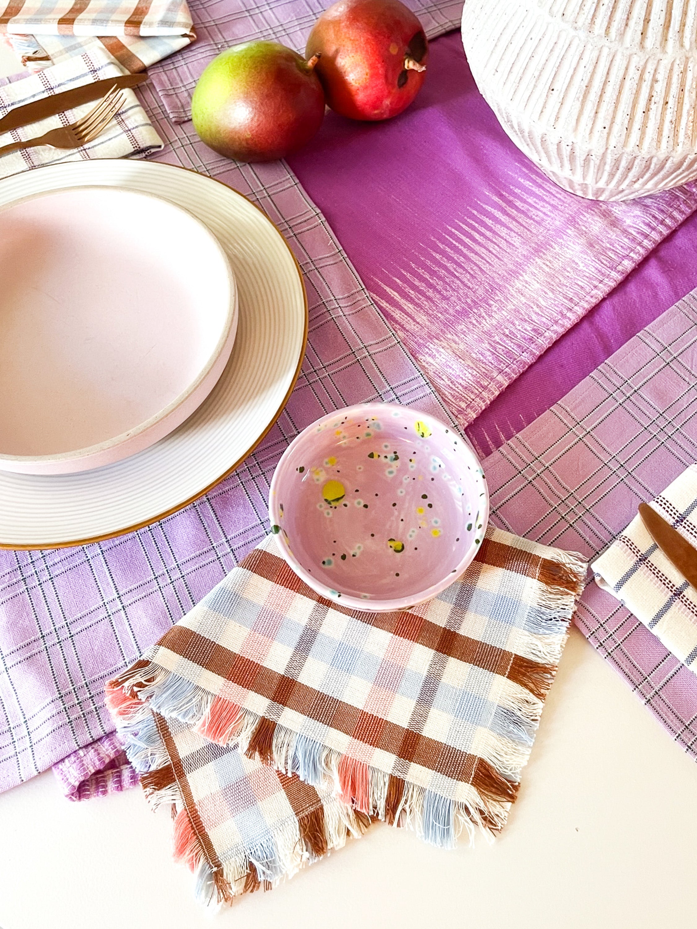 Louisa Plaid Party Napkins - Arte House