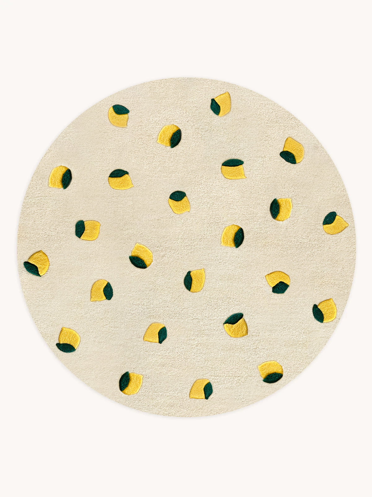 Rug LEMONS 3.9 ft diameter - Arte House
