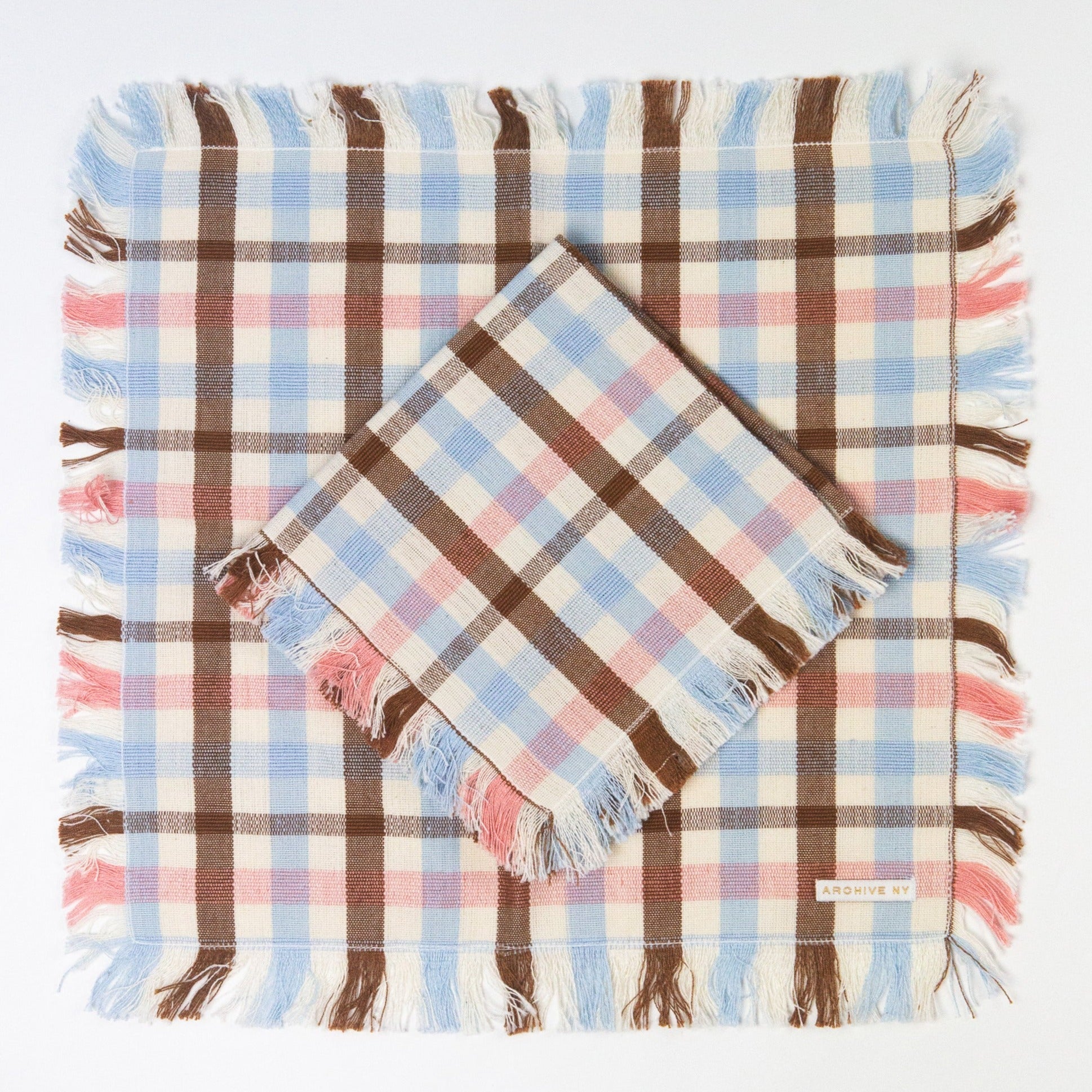 Louisa Plaid Party Napkins - Arte House