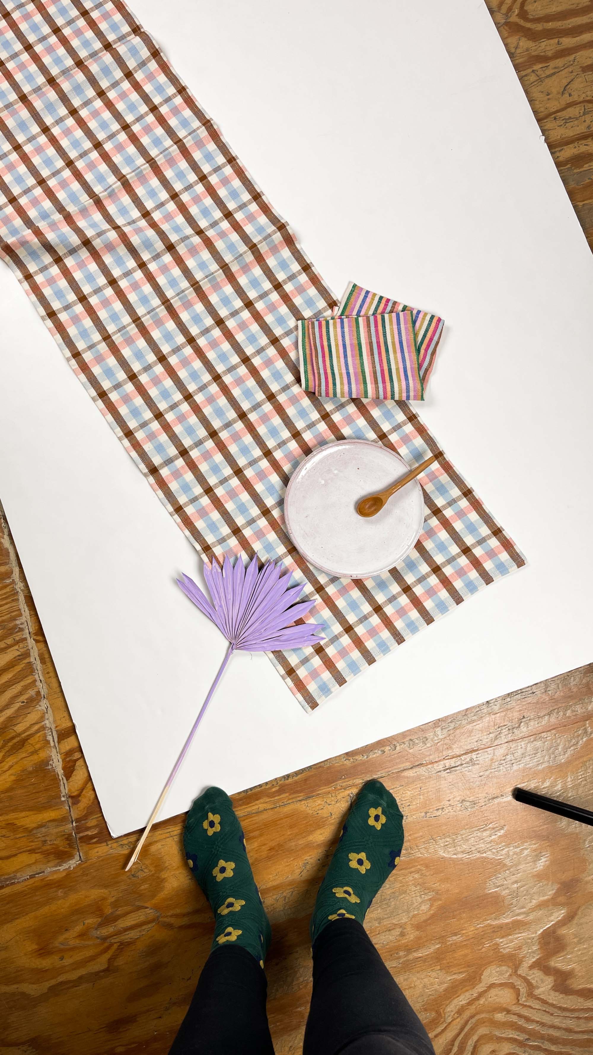 Louisa Plaid Runner - Arte House