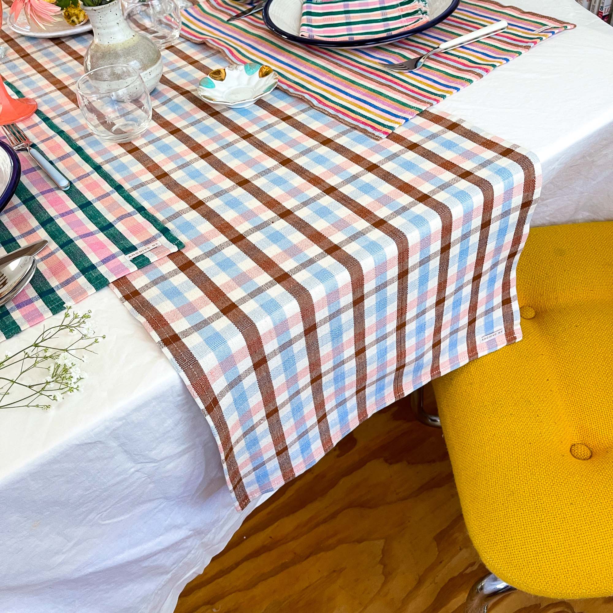 Louisa Plaid Runner - Arte House