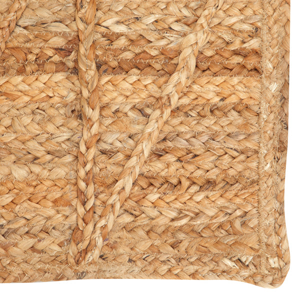 Triangle Jute Doormat Rug, Natural -  2 x 3 ft - Arte House