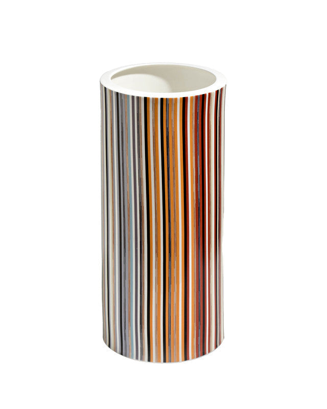 High Vase STRIPES  Jenkins 148 diam. 6.3", H 14"