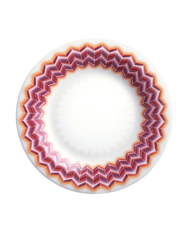 Bread and Butter Plates ZIG ZAG Set of 2  Jarris 156 diam. 6"