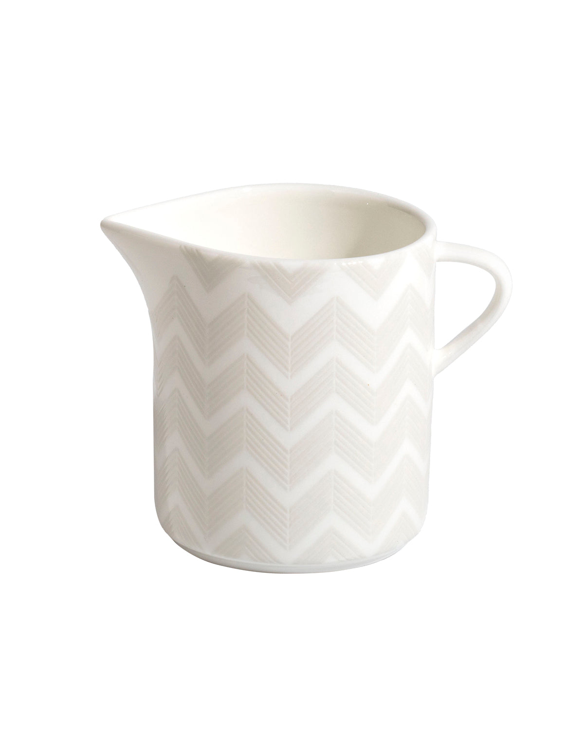 Creamer ZIG ZAG  White diam. 3.5", H 3.3" - Arte House