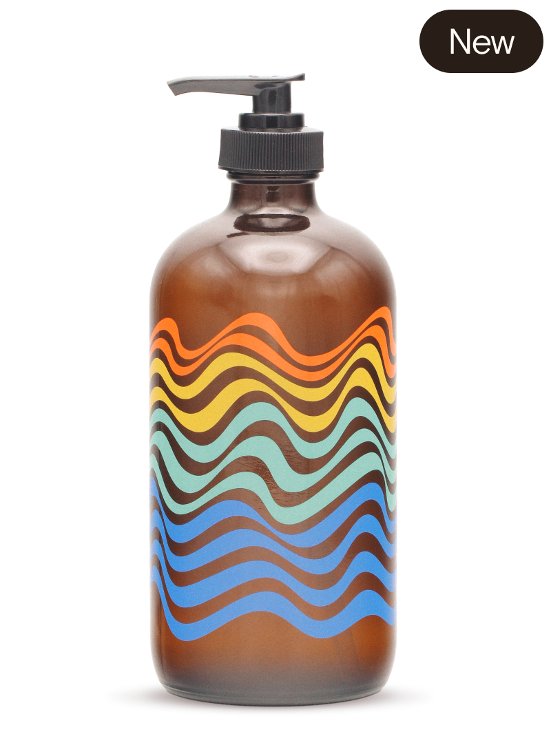 Mind and Body Wash Refillable Glass