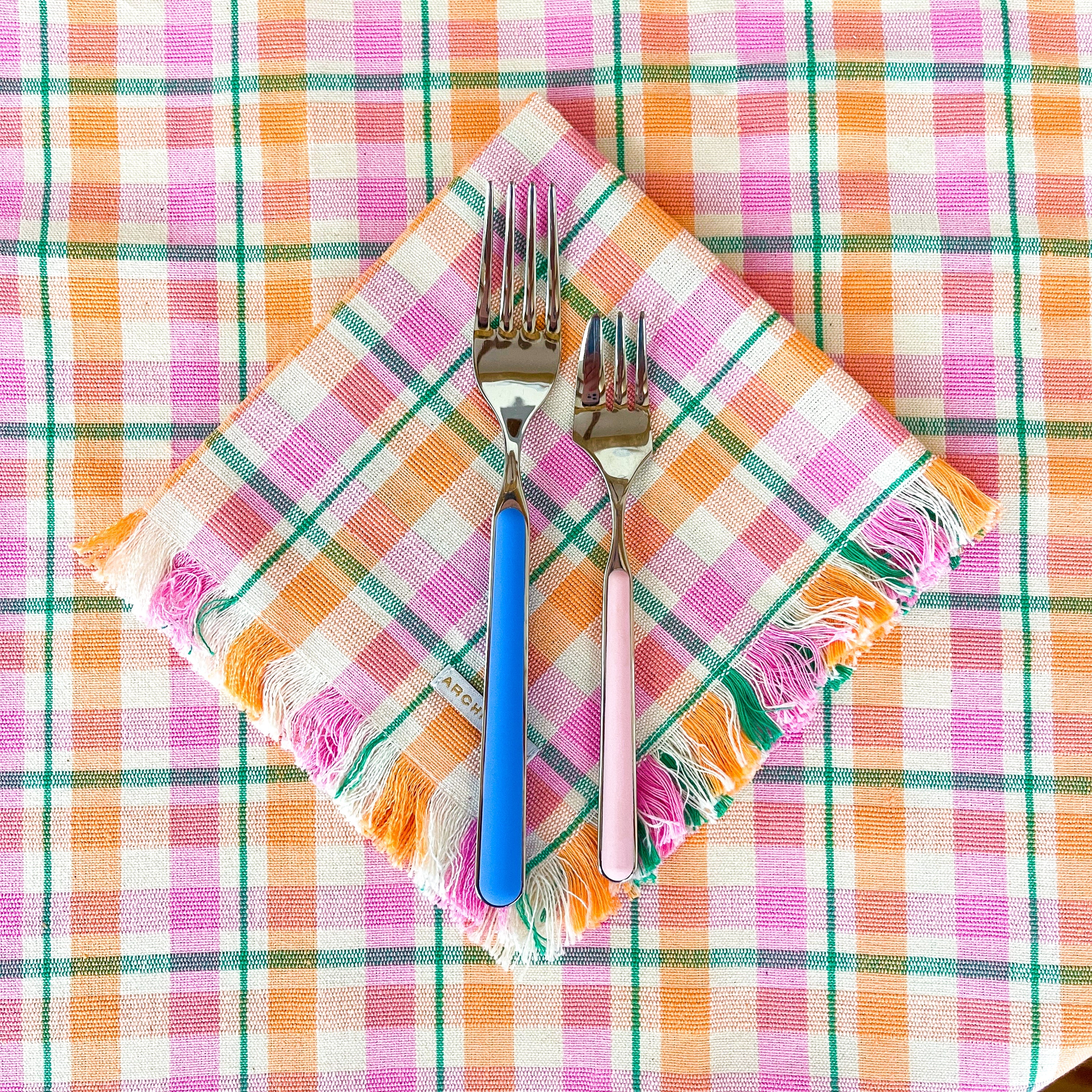 Marguerite Plaid Party Napkins - Arte House