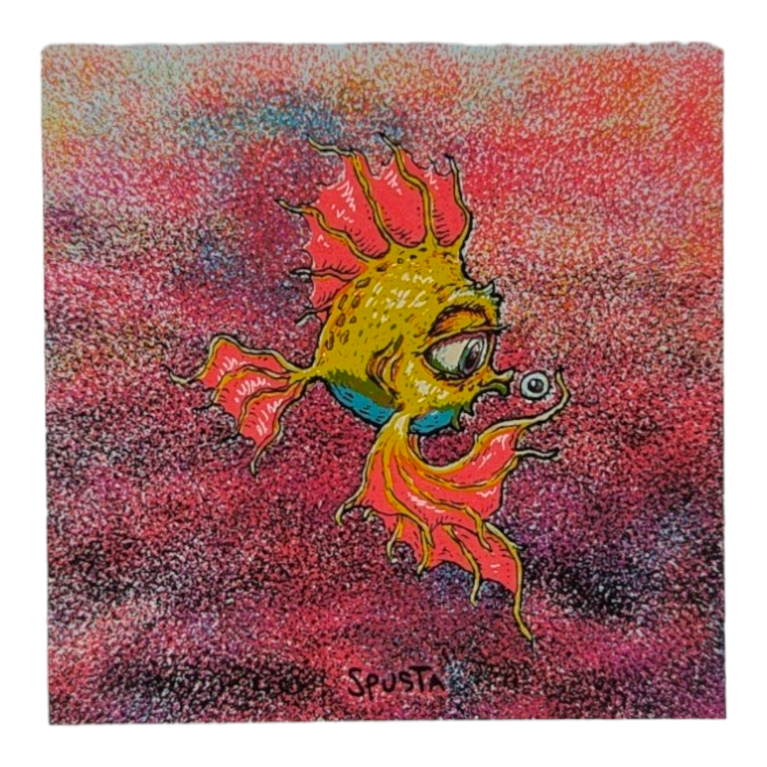 Marq Spusta Bubble Fish Micro Print - Arte House