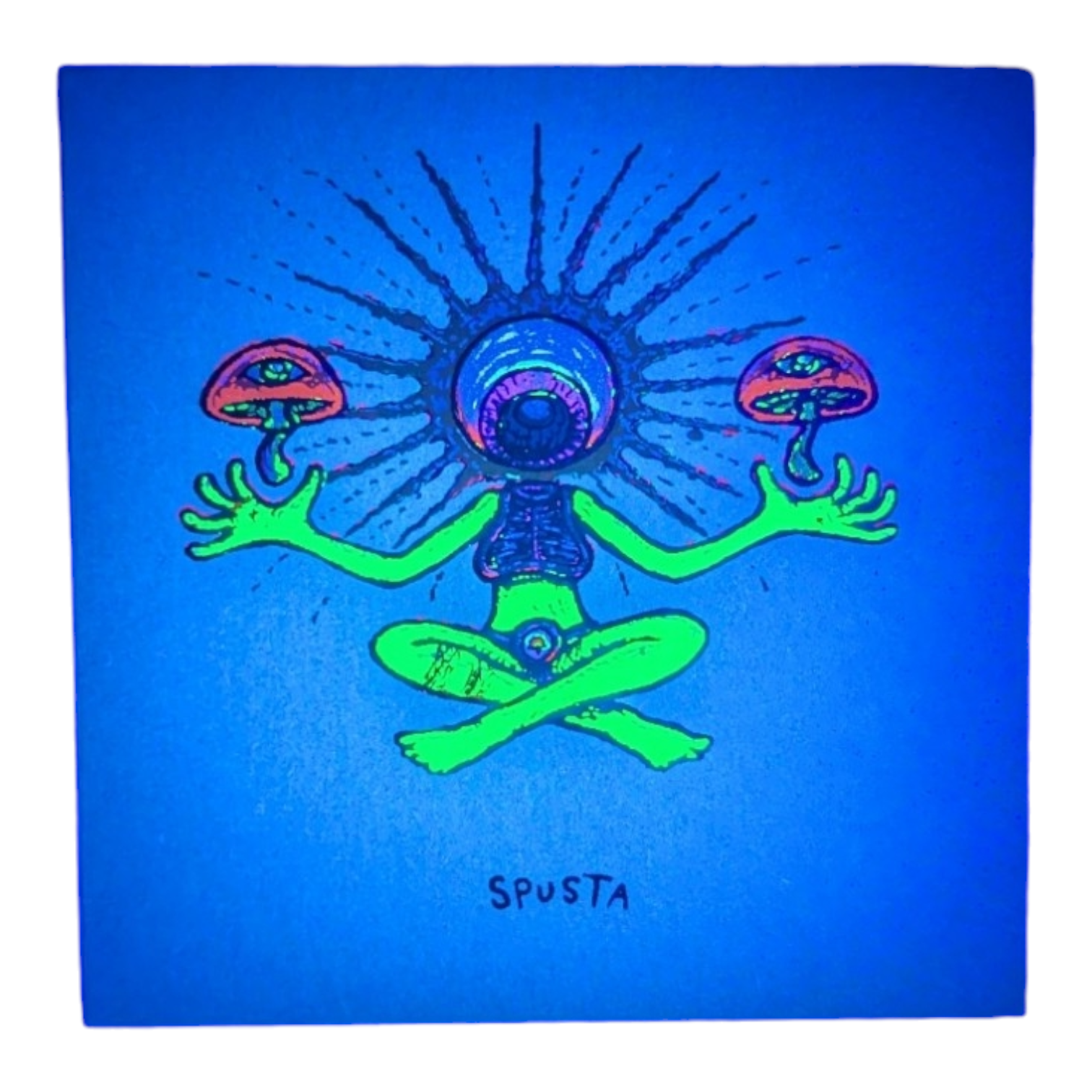 Marq Spusta Shroom Sister (Aqua Shimmer) Micro Print