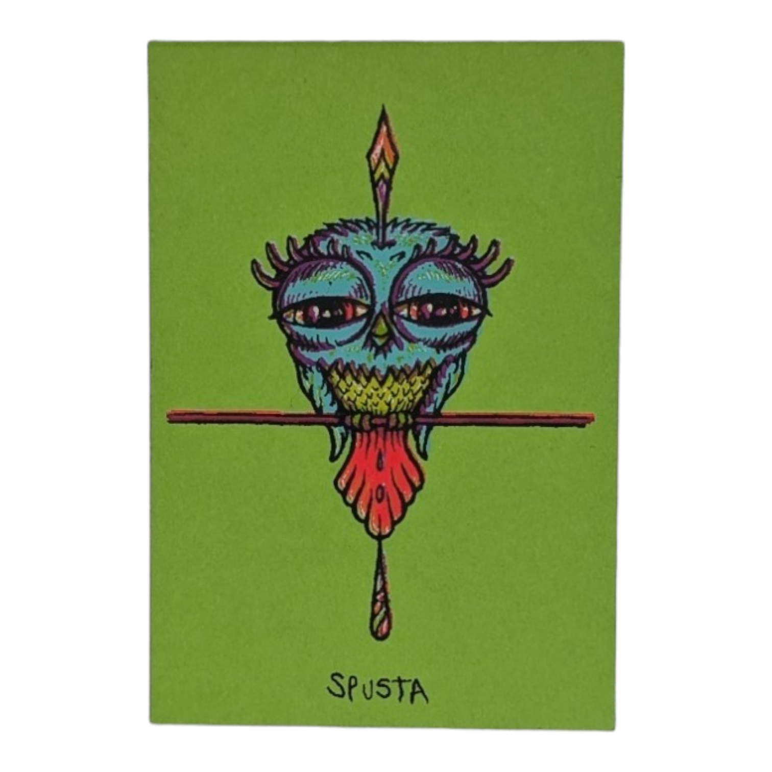 Marq Spusta Tweet (Lime Green) Micro Print