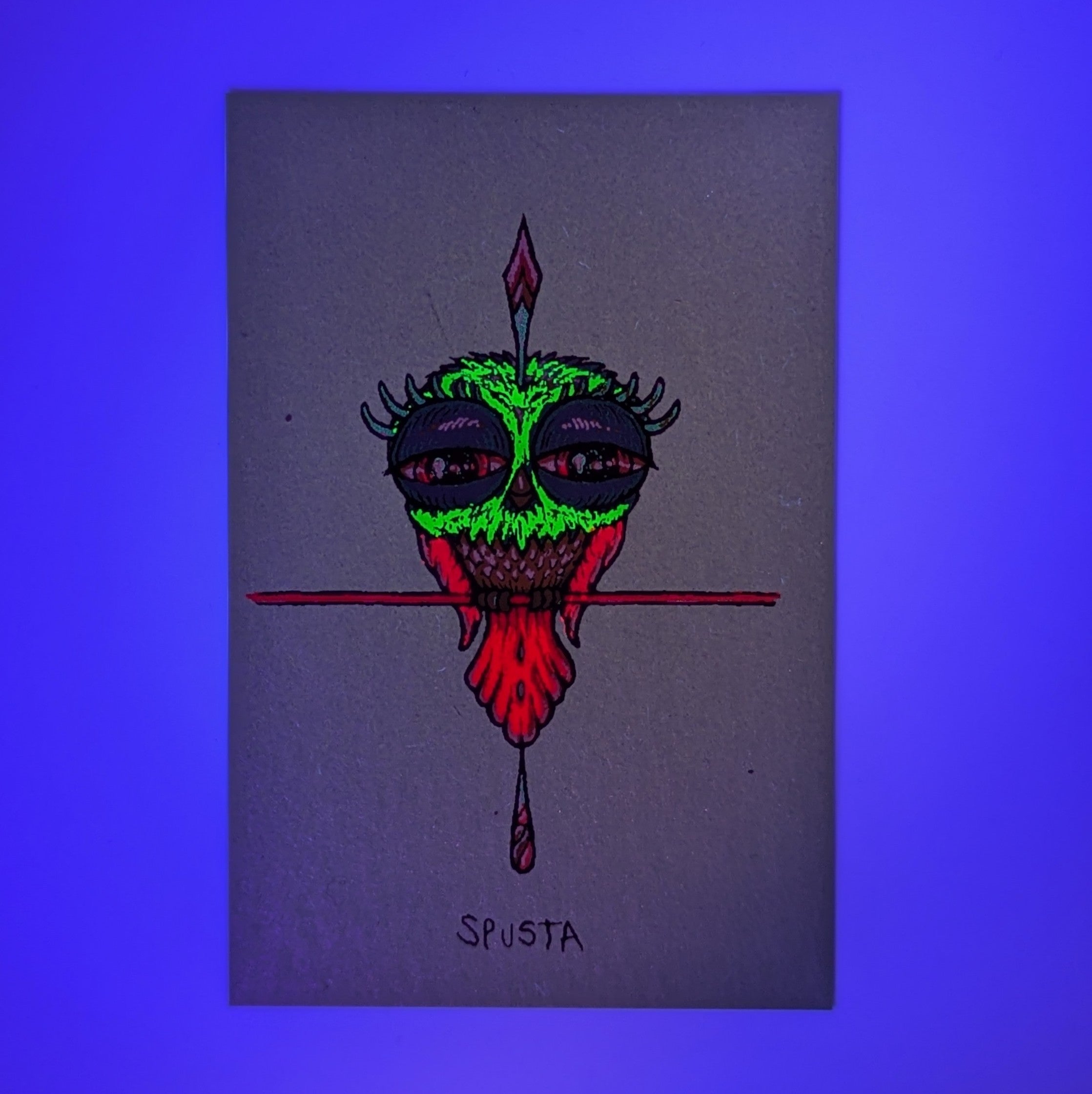 Marq Spusta Tweet (Aqua Shimmer) Micro Print