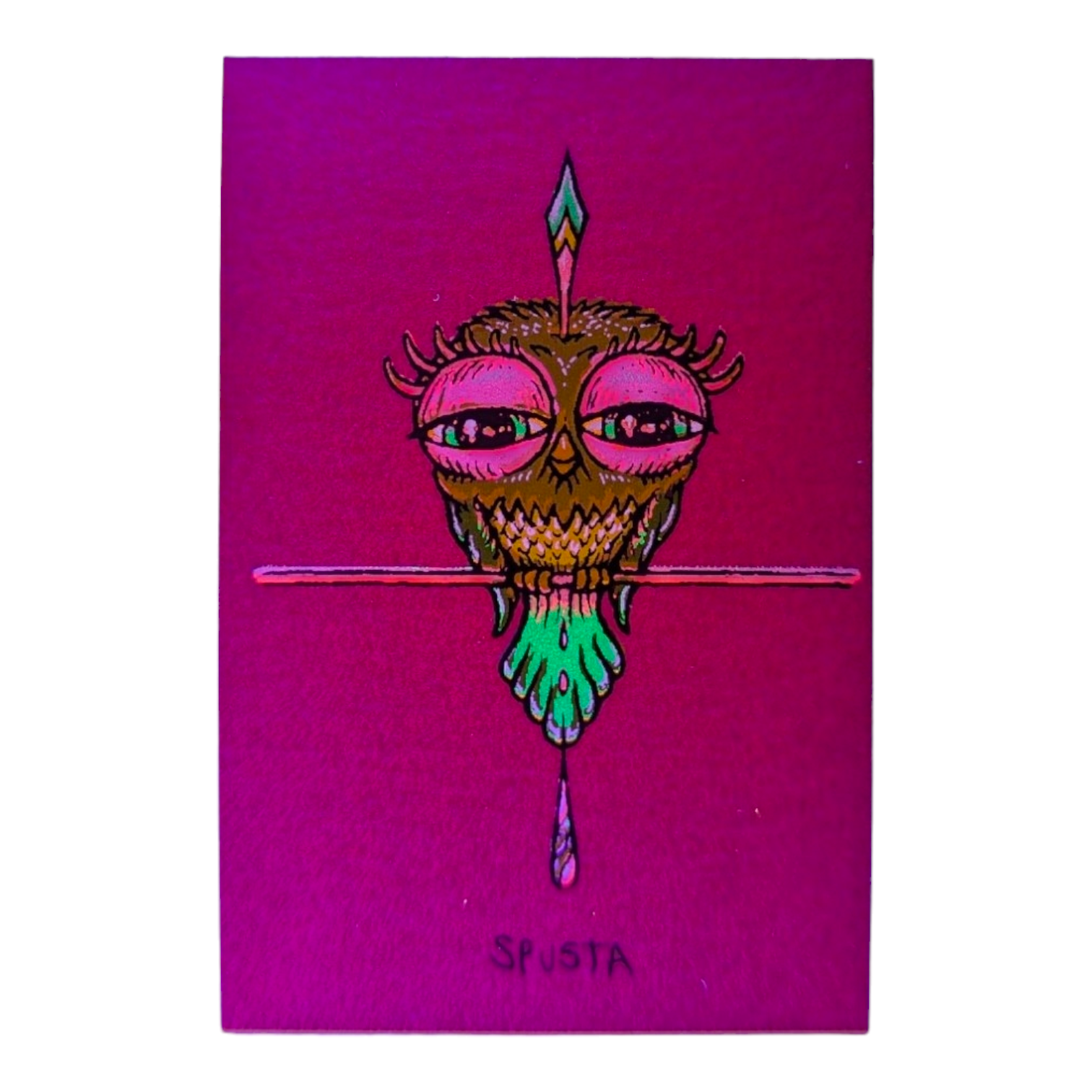 Marq Spusta Tweet (Red Shimmer) Micro Print - Arte House