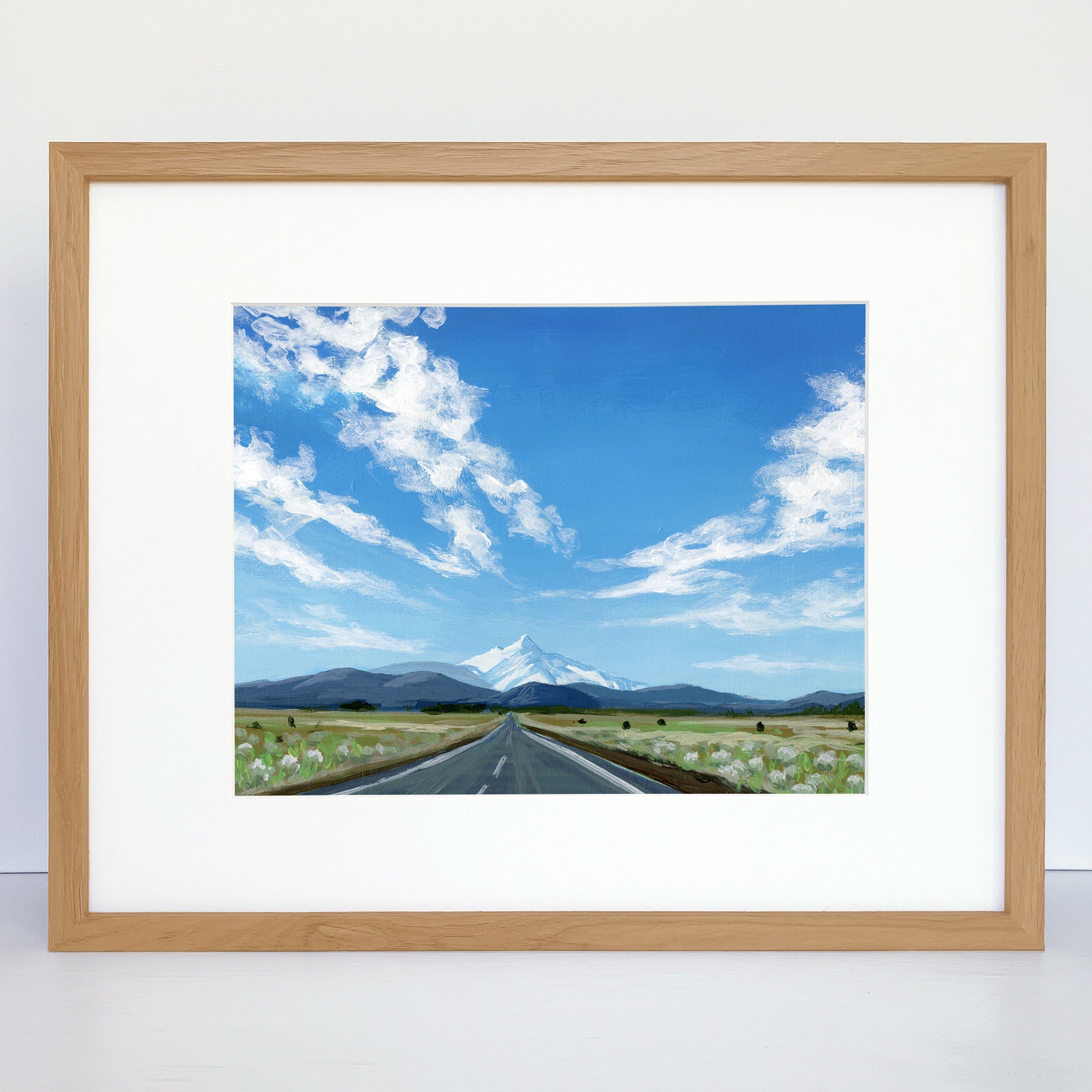 Mt. Hood From Madras a Horizontal Art Print - Arte House