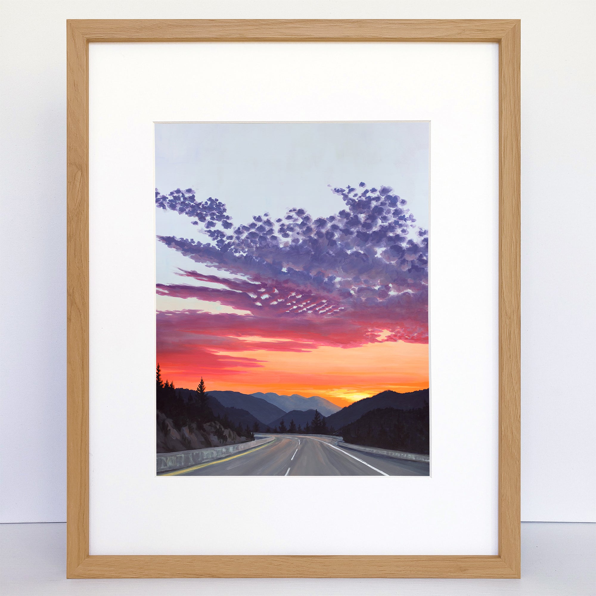 Glacier to Spokane a Vertical Art Print