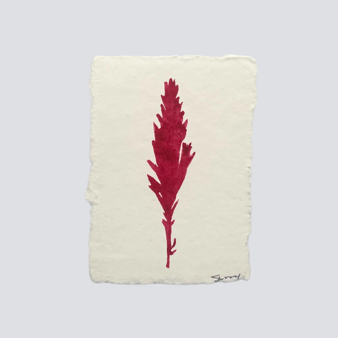 Medium Mulberry Angel Feather