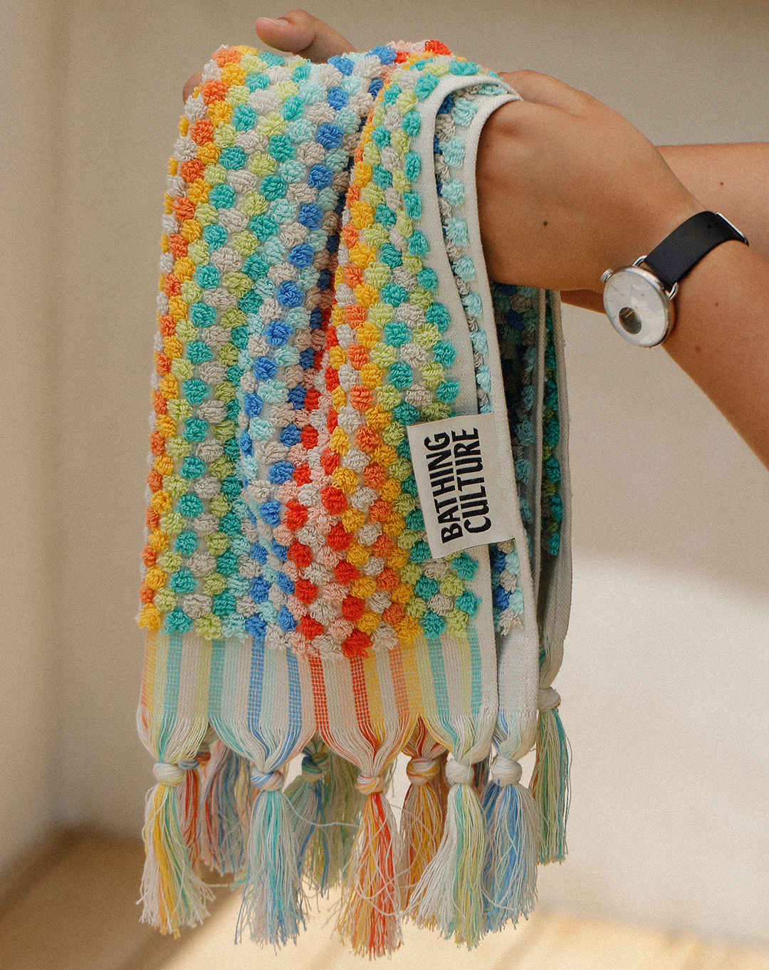 Organic Cosmic Rainbow Towel (Vibrant)