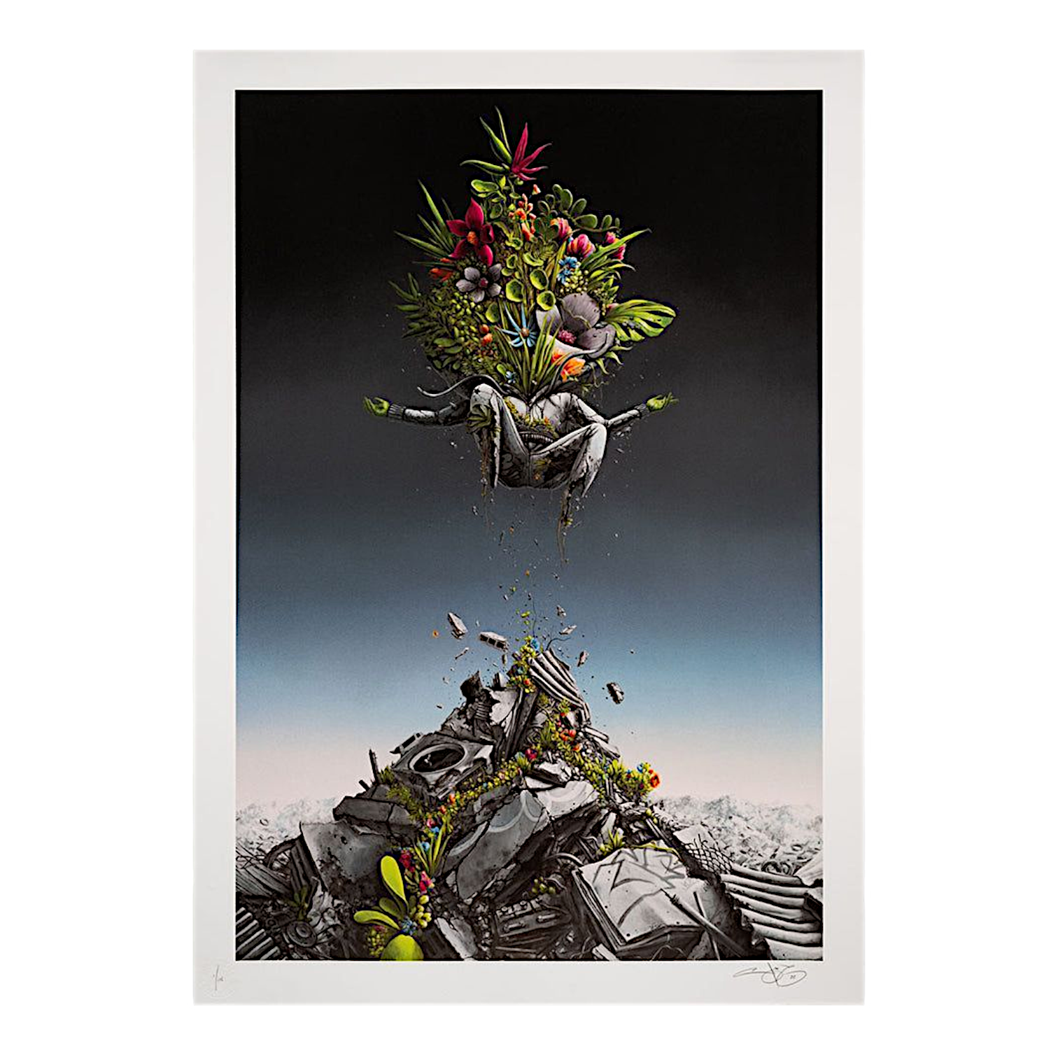 PEZ "Green Hands" Print